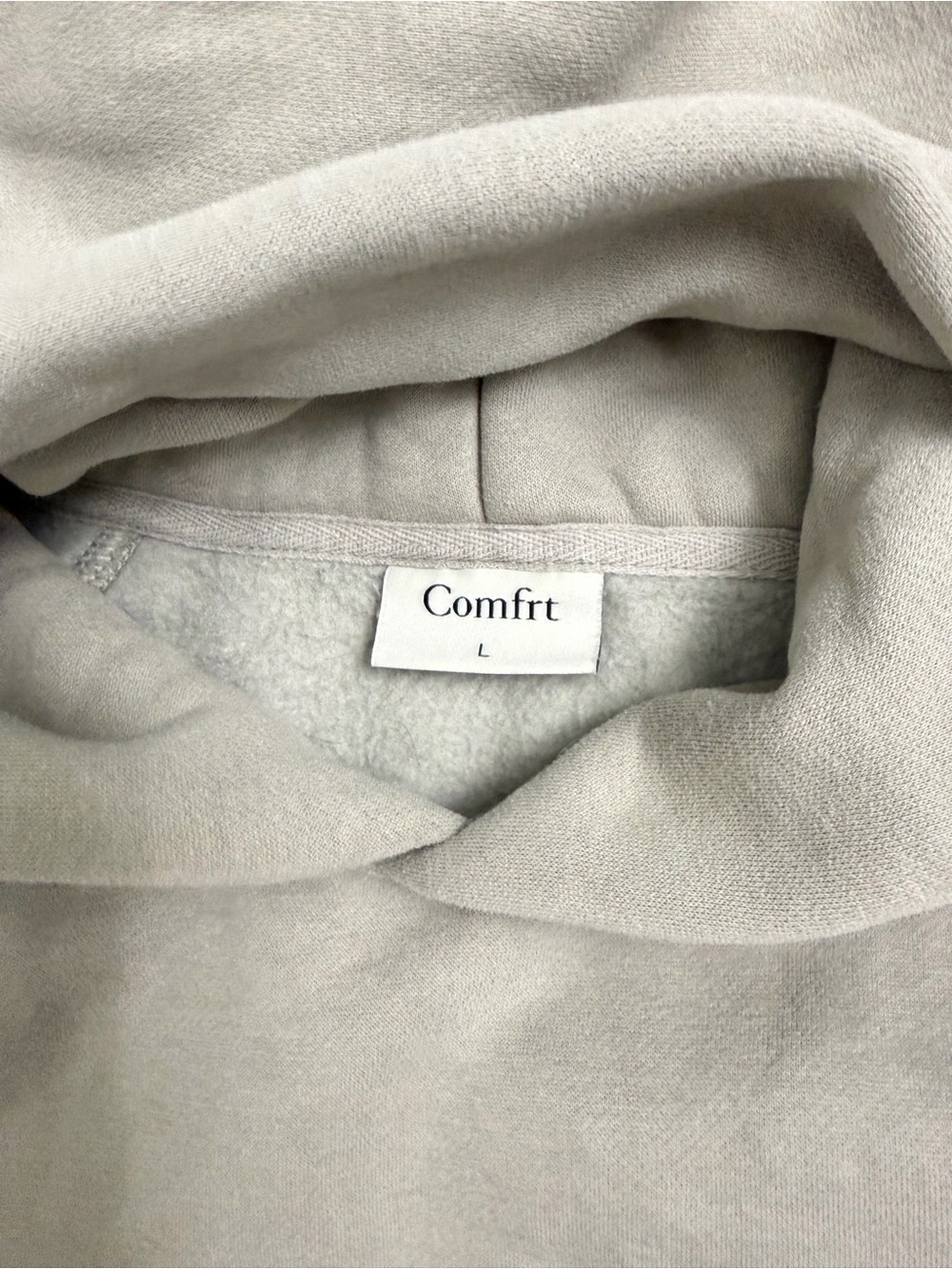 Comfrt Women’s Hoodie Pullover, size LG Sweatshirt like NEW - Picture 4 of 5
